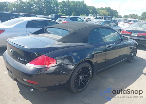 2005 BMW 645Ci from USA, damaged, VIN WBAEK73425B326091
